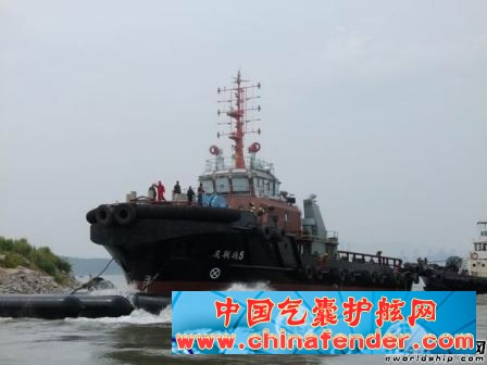 漳州友联建造6000HP 拖轮下水 \