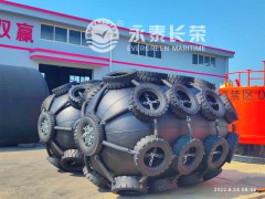 2.0×3.5米船舶防撞码头靠垫靠球 横滨式充气护舷碰球图1