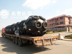 3.3＊6.5米船舶防撞码头靠垫靠球 横滨式充气护舷 防撞球图3