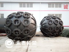2＊2.2米船舶防撞码头靠垫靠球 横滨式充气护舷 防撞球图2