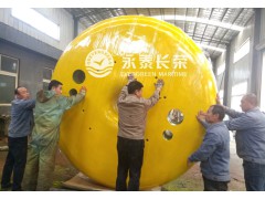水上水质检测浮体 管道漂浮浮筒 钢制拦污浮标 内河航道警图1